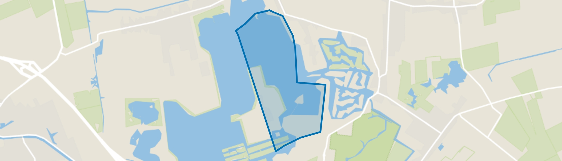 Meerland, Oostwold (Gem. Oldambt) map