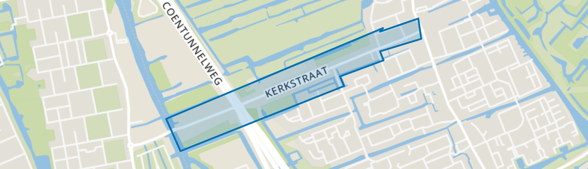 Kerkstraat, Oostzaan map