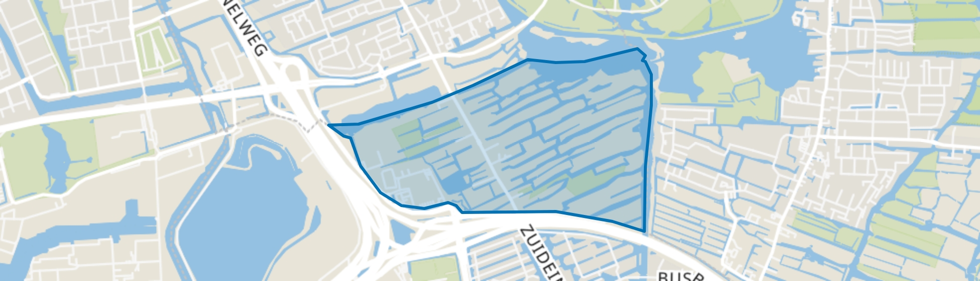 Zuideinde, Oostzaan map