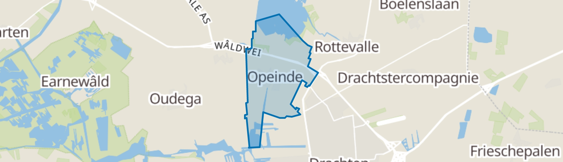 Opeinde map