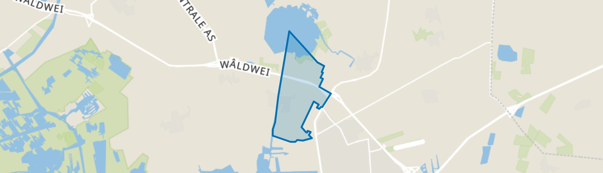 Opeinde, onder de Vaart, Opeinde map
