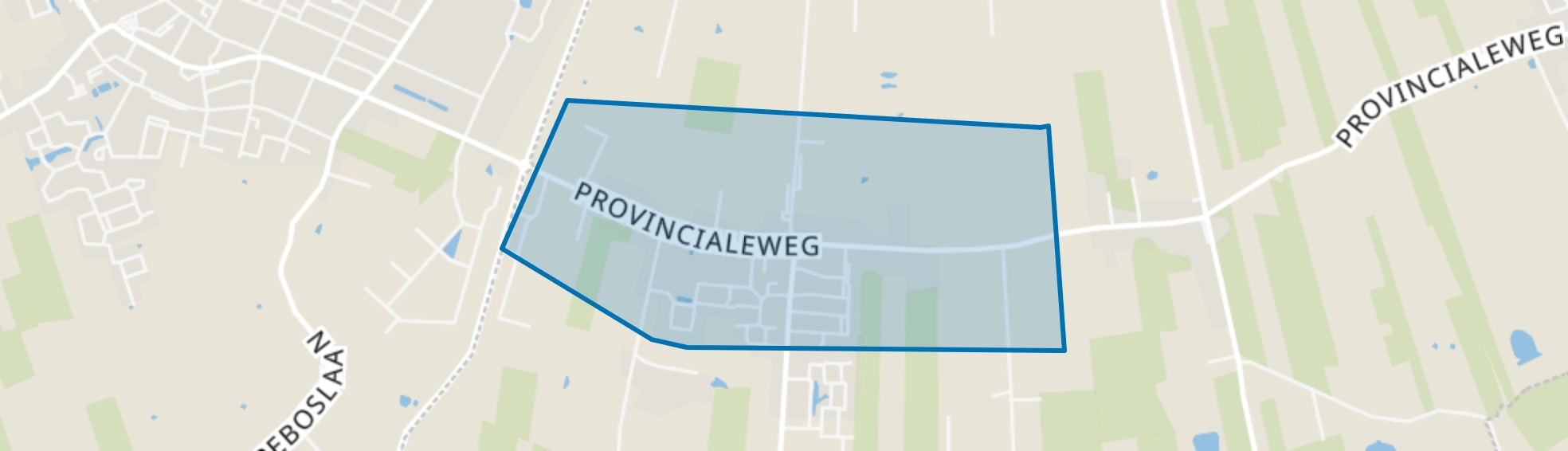 Opende-West, Opende map