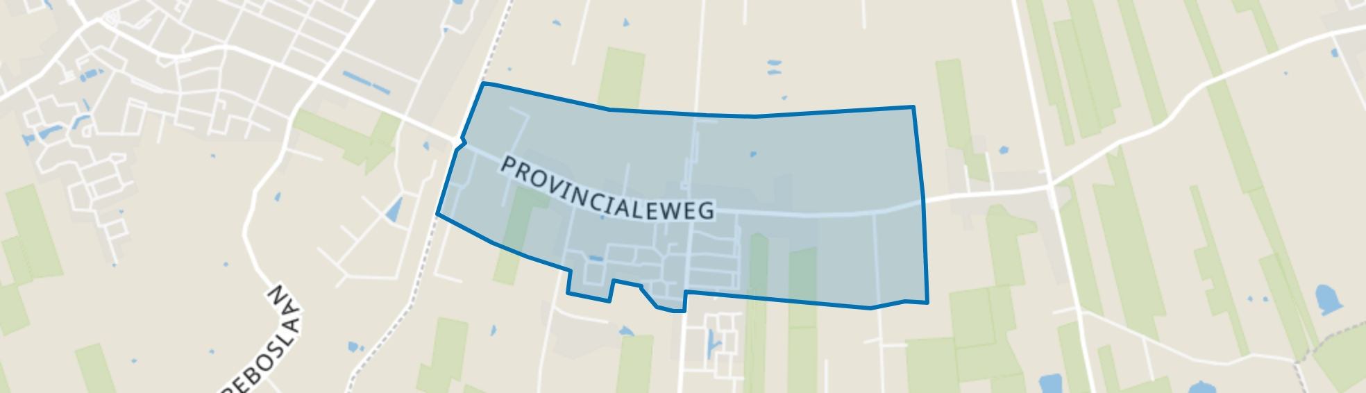 Opende-West, Opende map