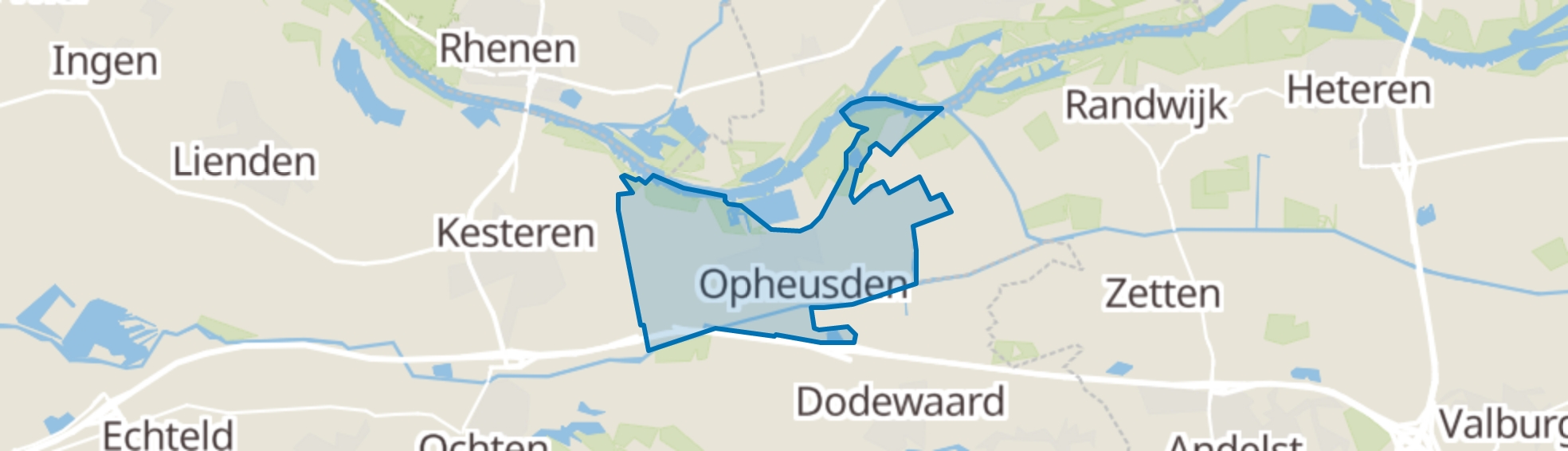 Opheusden map
