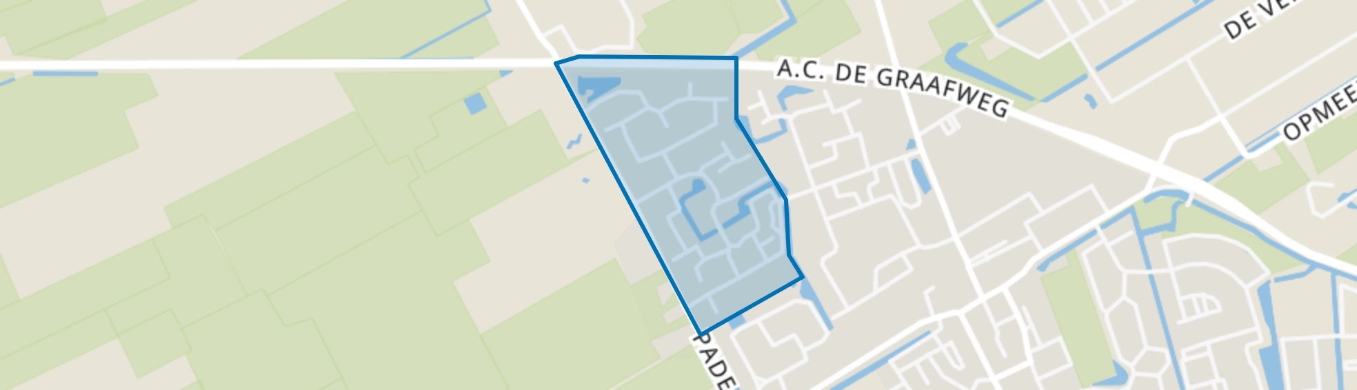 Weidebloem West, Opmeer map