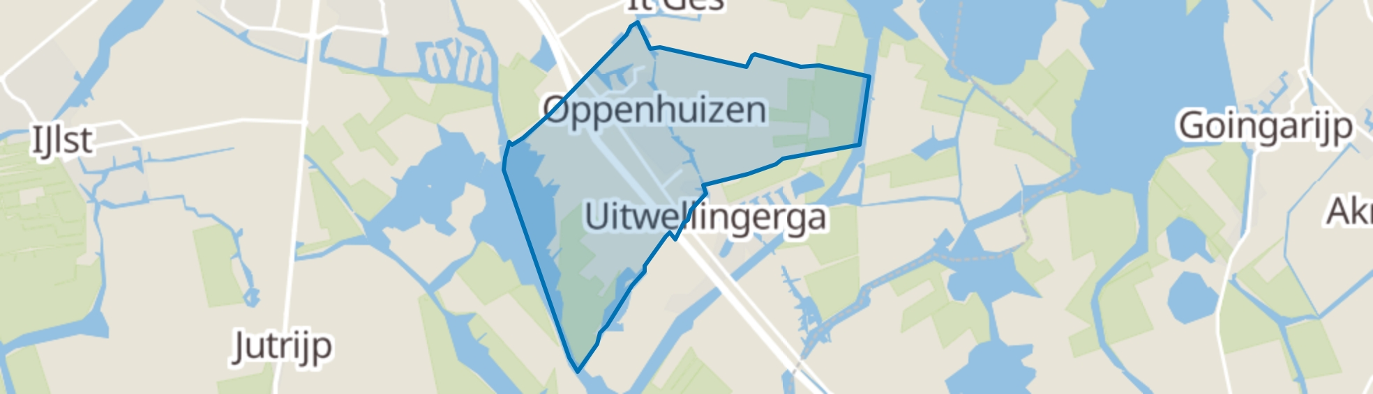 Oppenhuizen map