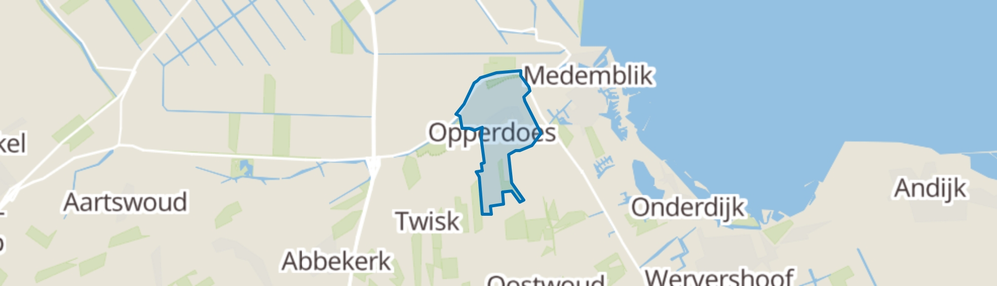 Opperdoes map