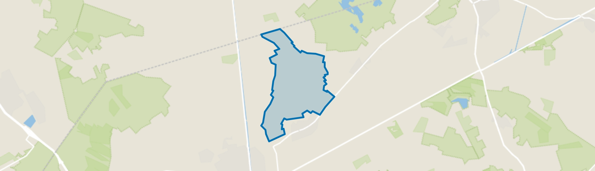 Nieuwstraat-Horick-Kampersweg, Ospel map