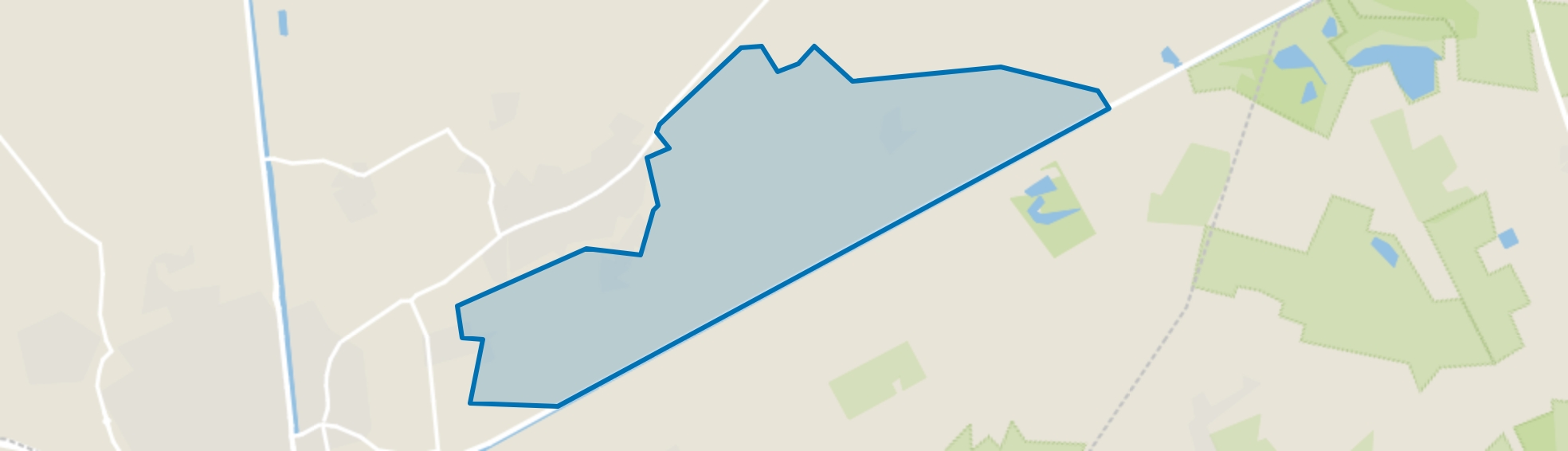 Waatskamp-Bientjesweg, Ospel map