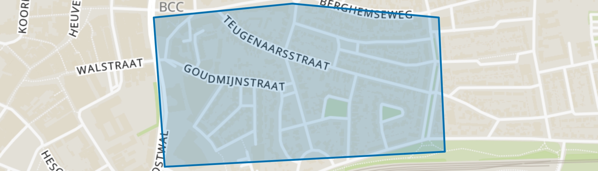 Berghemseweg-Zuid, Oss map