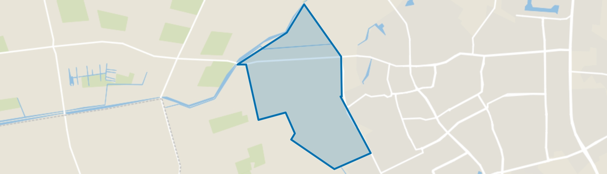 Buitengebied-West, Oss map