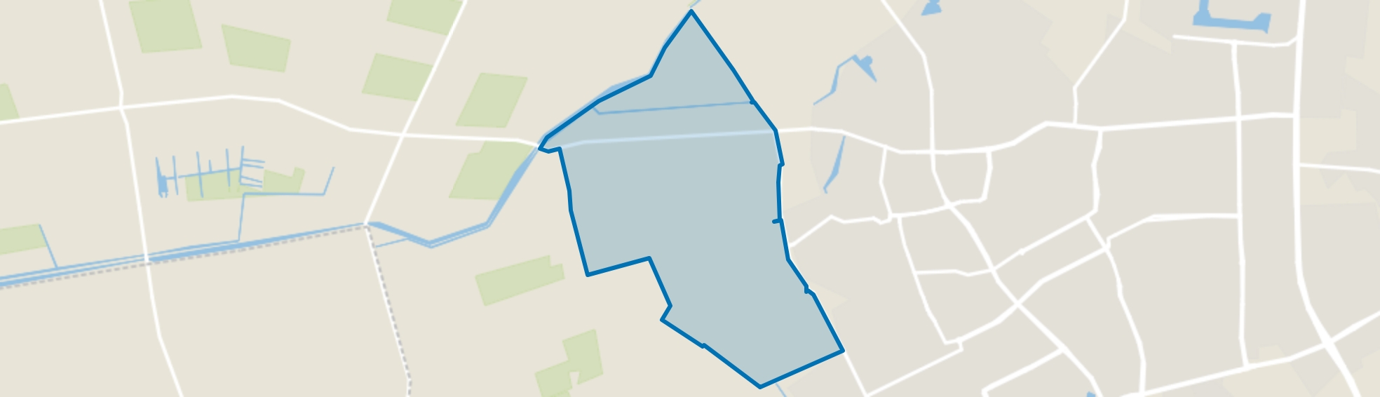 Buitengebied-West, Oss map