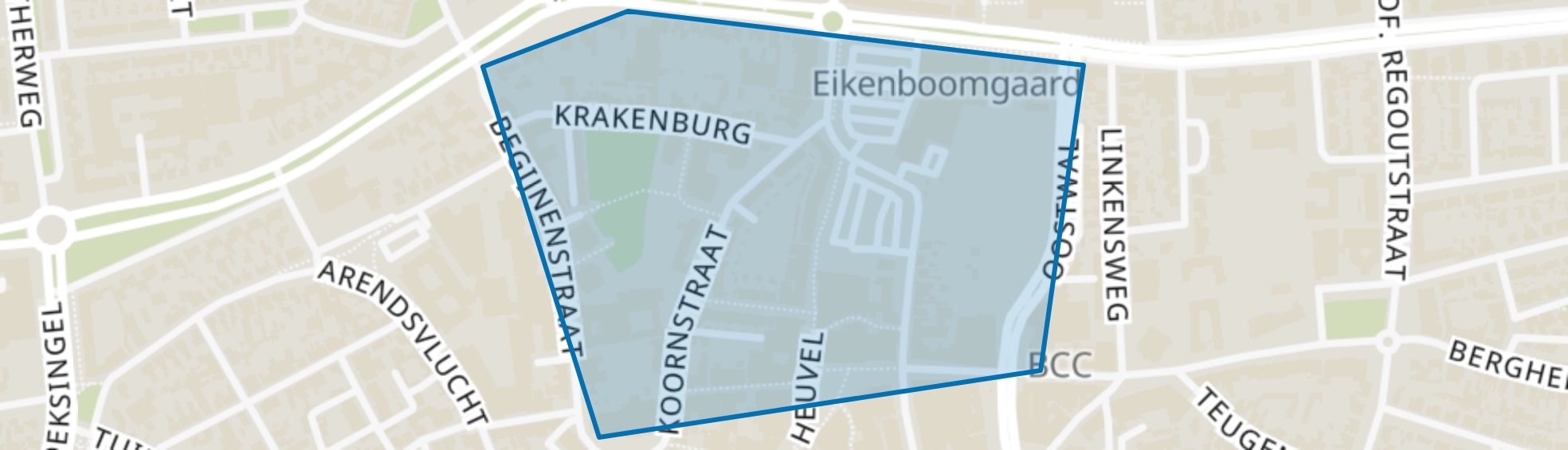 Centrum-Noord, Oss map