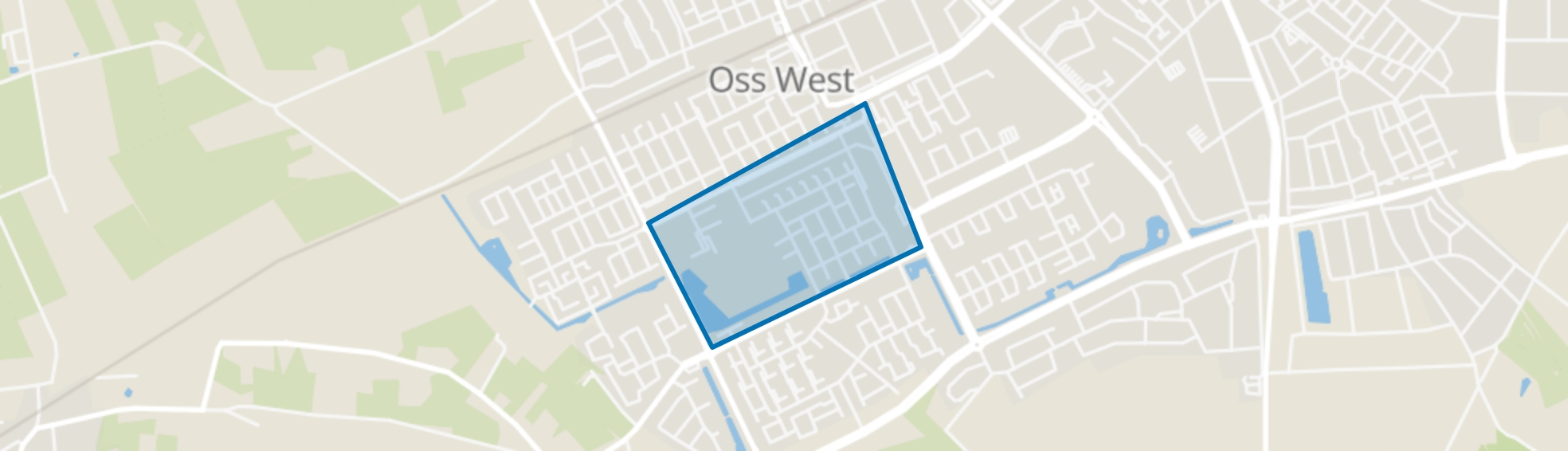 Dichtersbuurt, Oss map