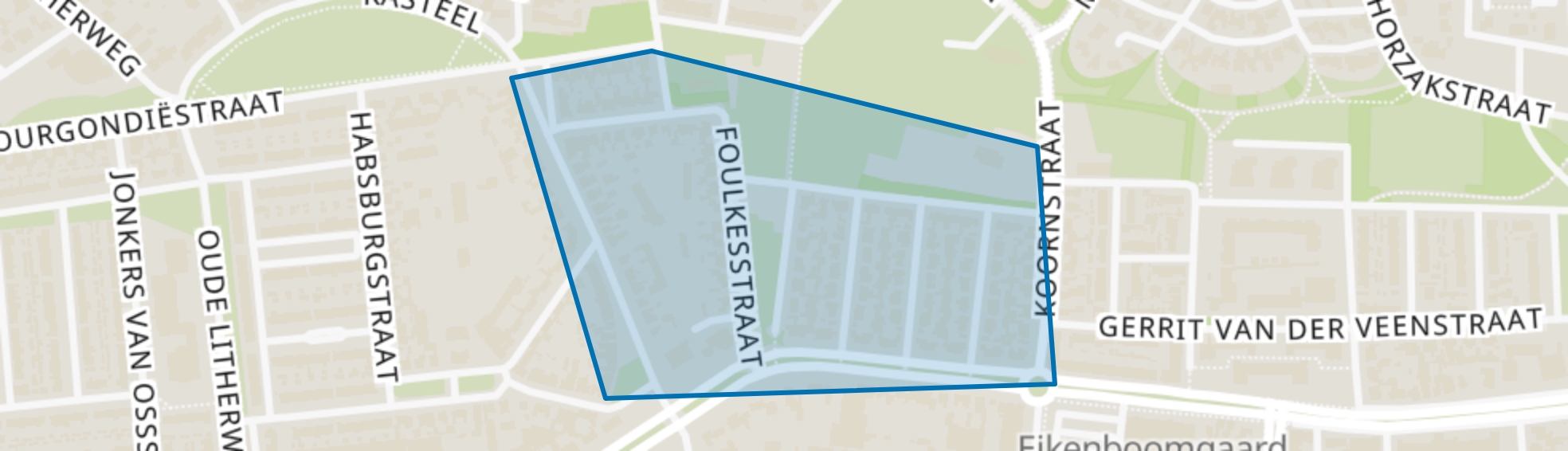Oorlogsheldenbuurt, Oss map