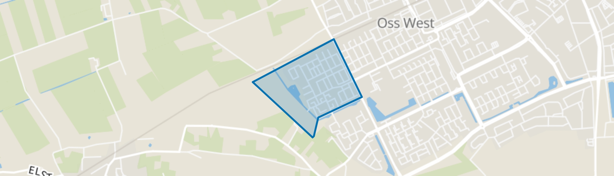 Van Hogendorplaan-West, Oss map