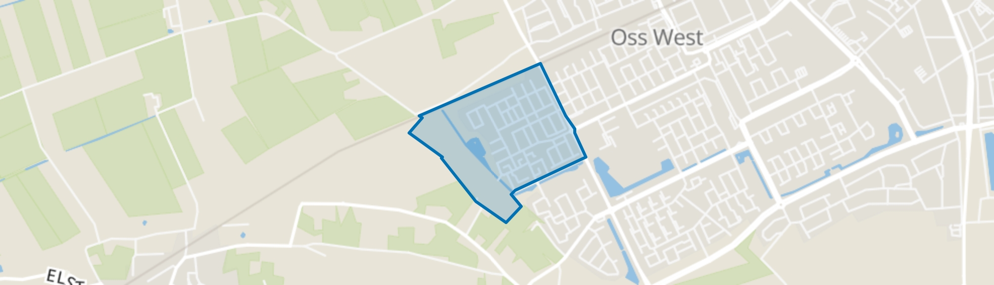 Van Hogendorplaan-West, Oss map