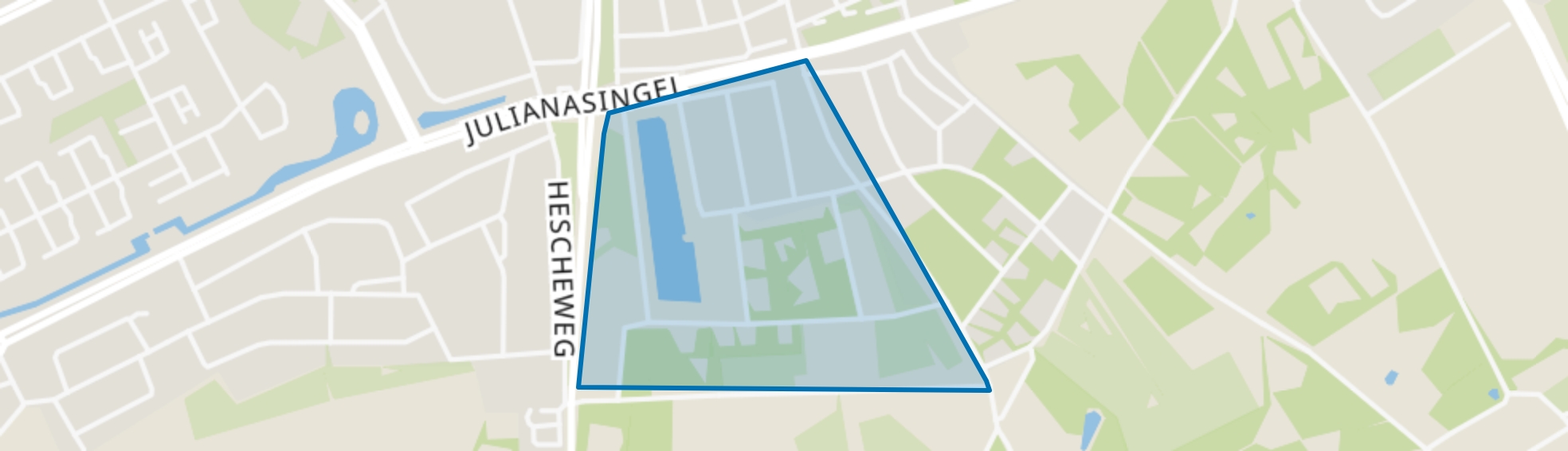 Willibrordusweg-West, Oss map