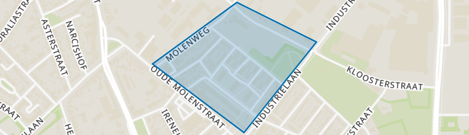 Zeeheldenbuurt I, Oss map
