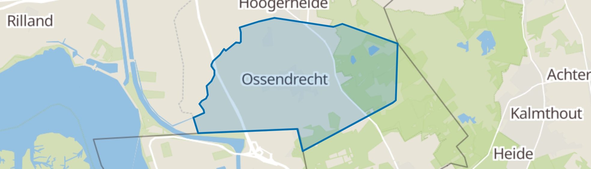 Ossendrecht map