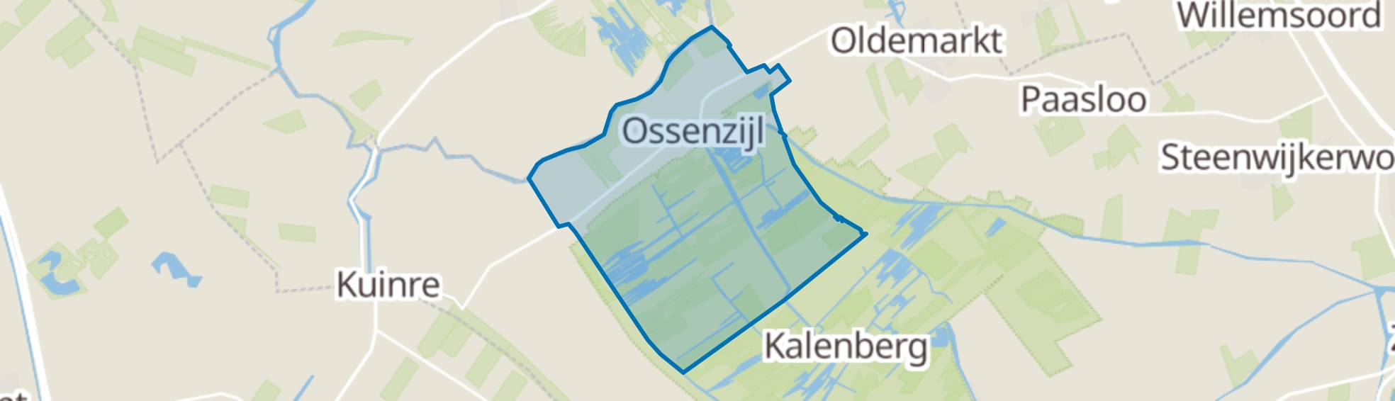 Ossenzijl map