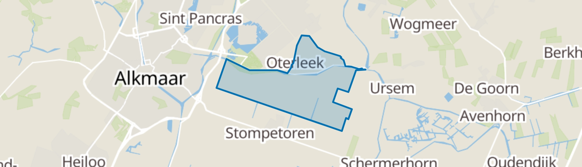 Oterleek map