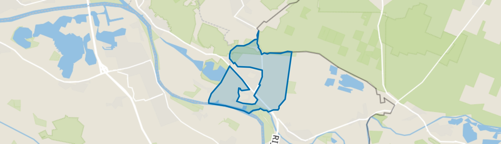 Bloemenstraat-Zwarteweg, Ottersum map