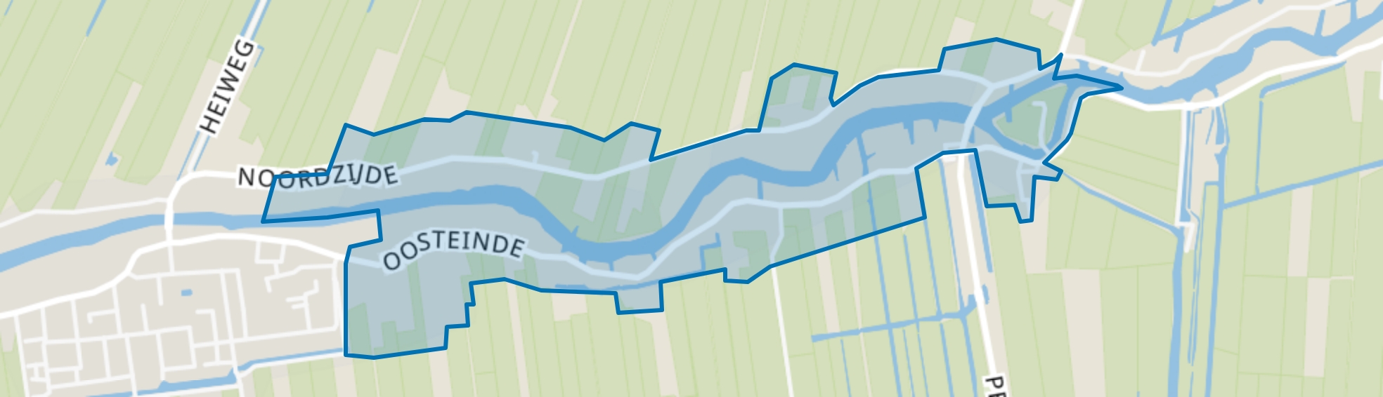 Oud-Alblas-Oost, Oud-Alblas map
