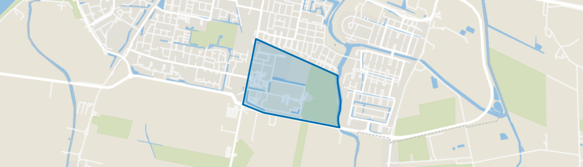 Oud-Beijerland Bedrijventerrein De Hoogerwerf, Oud-Beijerland map