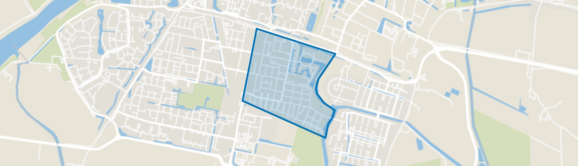 Oud-Beijerland Croonenburghwijk, Oud-Beijerland map