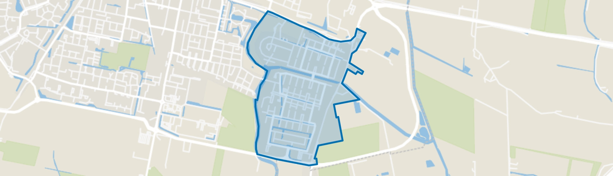 Oud-Beijerland Poortwijk, Oud-Beijerland map