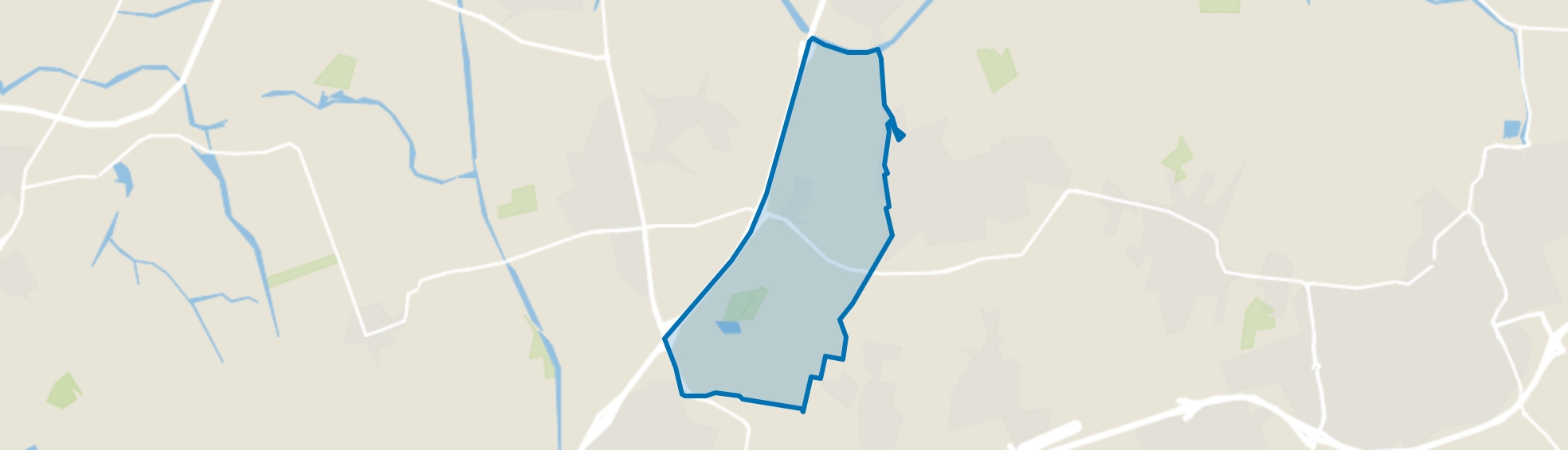 Verspreide huizen Kuivezand en omgeving, Oud Gastel map