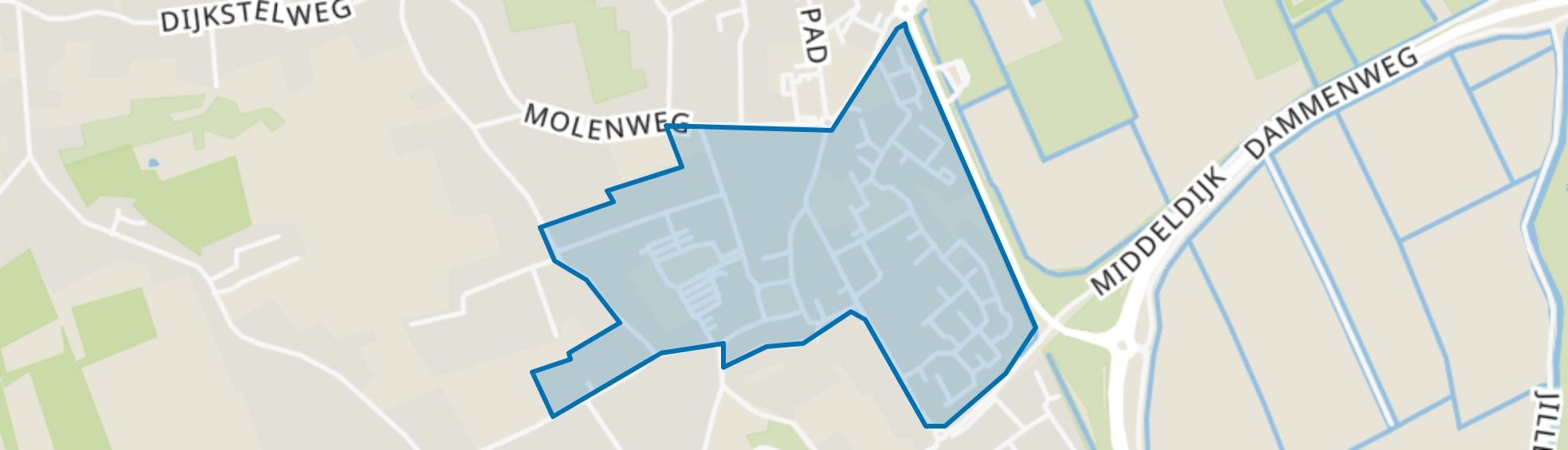 Ouddorp centrum, Ouddorp map