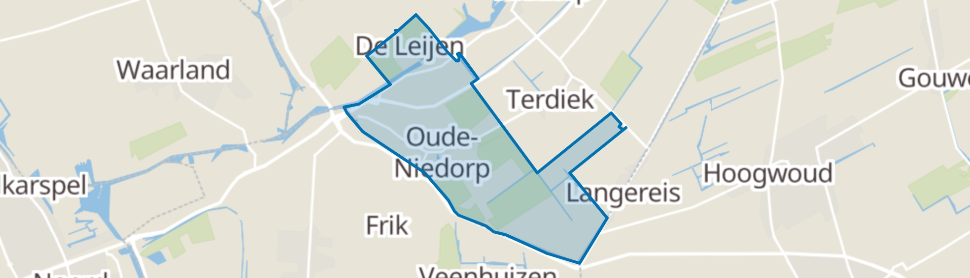 Oude Niedorp map