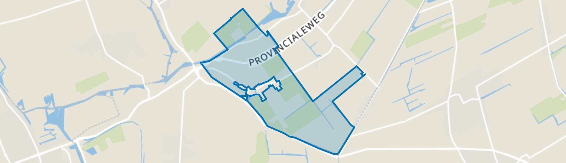 Buitengebied Oude Niedorp, Oude Niedorp map