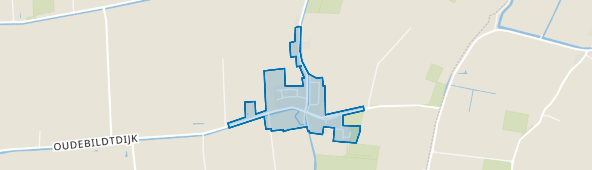 Oudebildtzijl, Oudebildtzijl map
