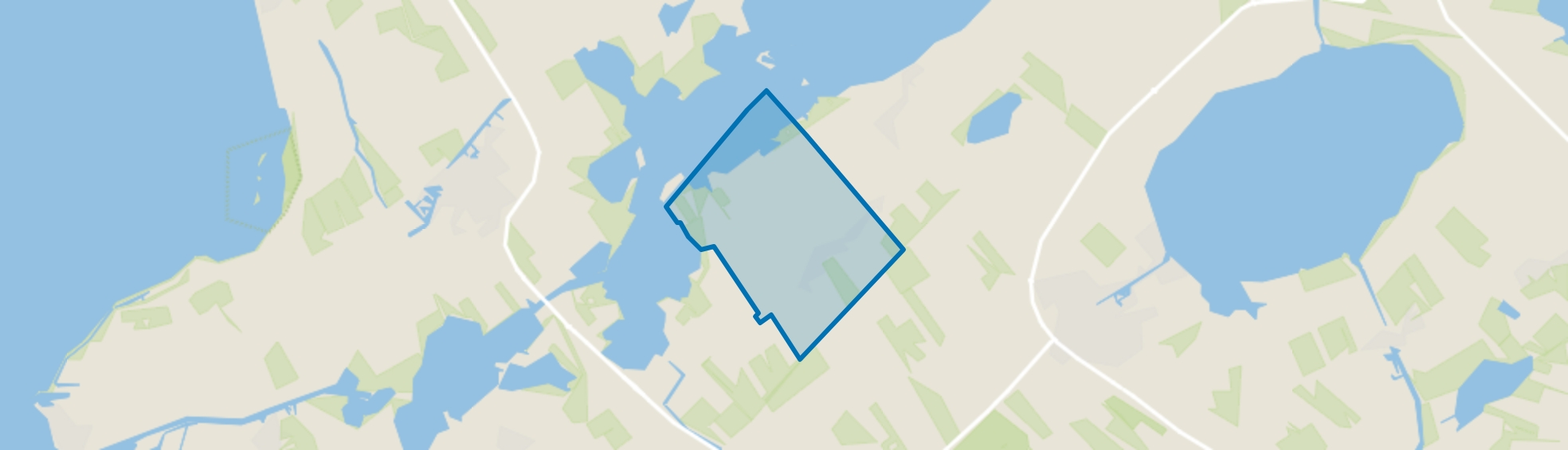 Oudega, Oudega (Gem. De Fryske Marren) map