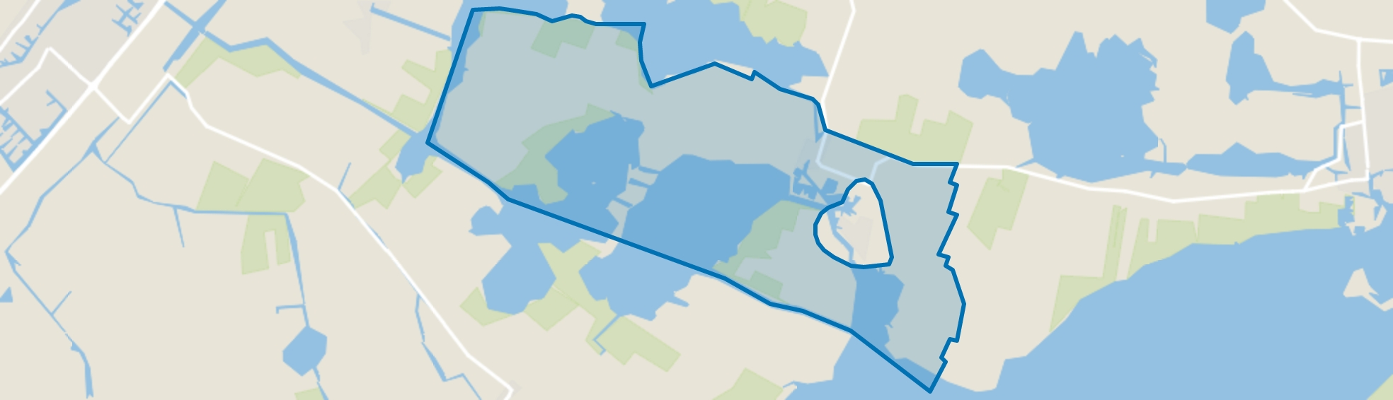 Verspreide huizen Gaastmeer, Oudega (Gem. Súdwest-Fryslân) map
