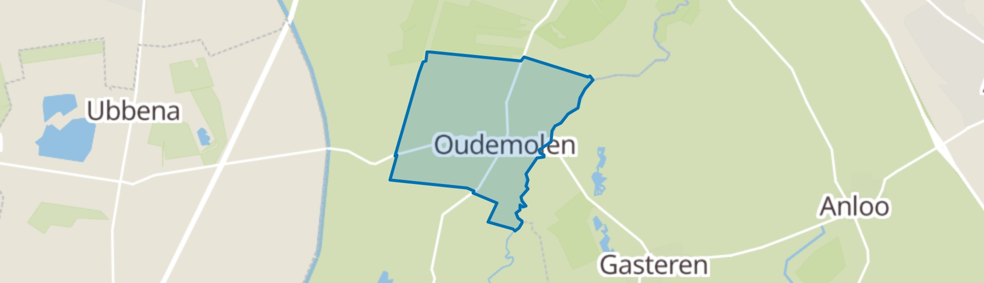 Oudemolen (DR) map