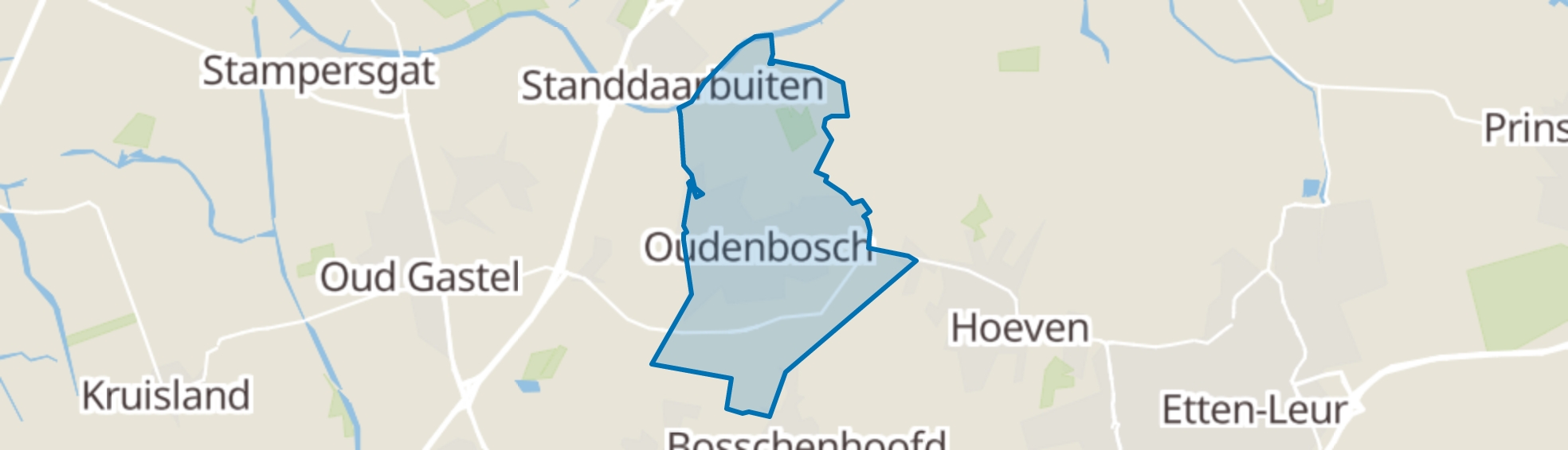 Oudenbosch map