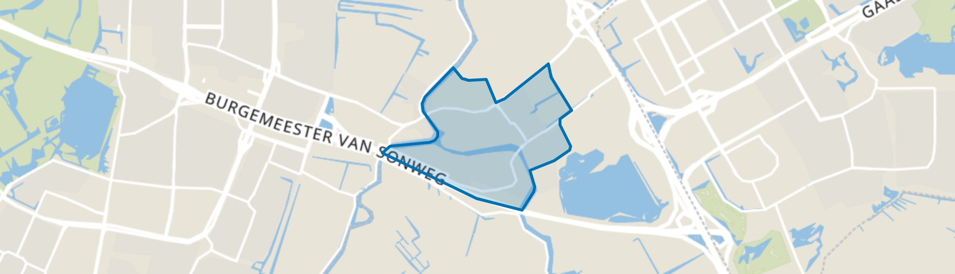 Ouderkerk aan de Amstel, Ouderkerk aan de Amstel map