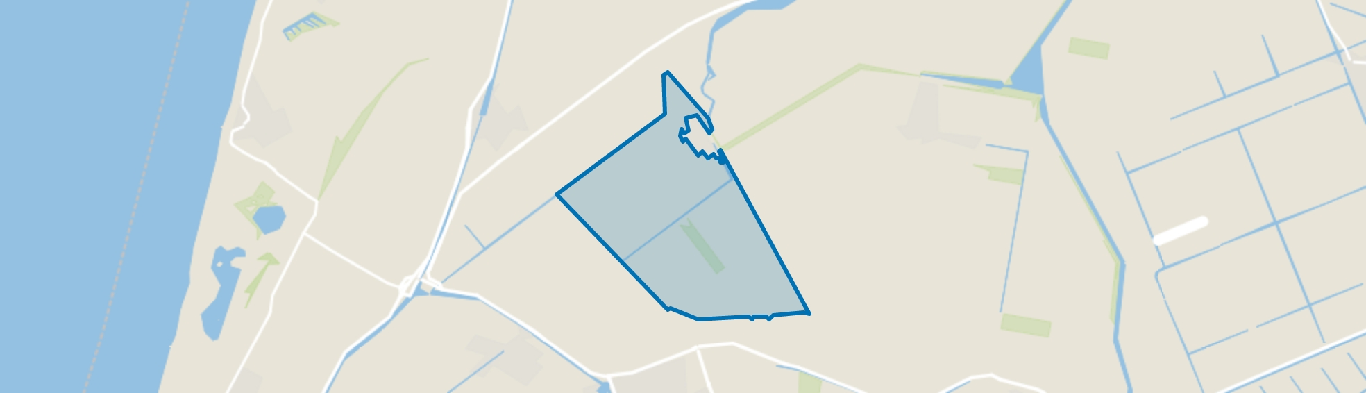 Buitengebied Oudesluis, Oudesluis map