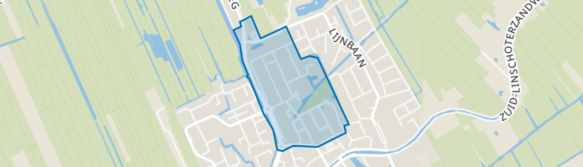 Brede dijk, Oudewater map