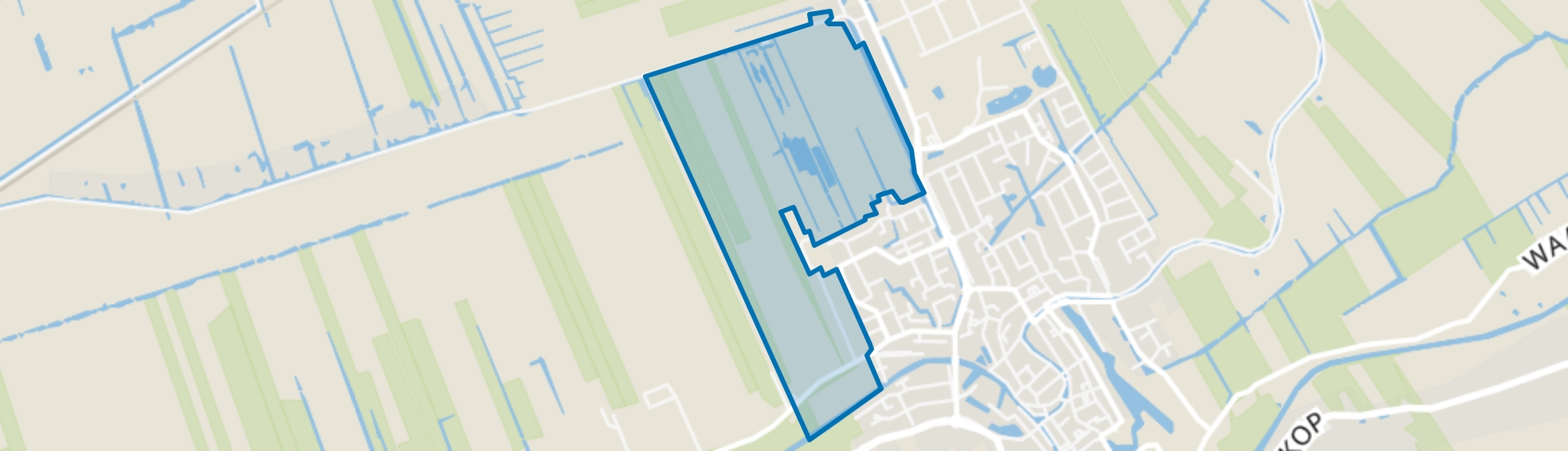 Klein Hekendorp buitengebied, Oudewater map