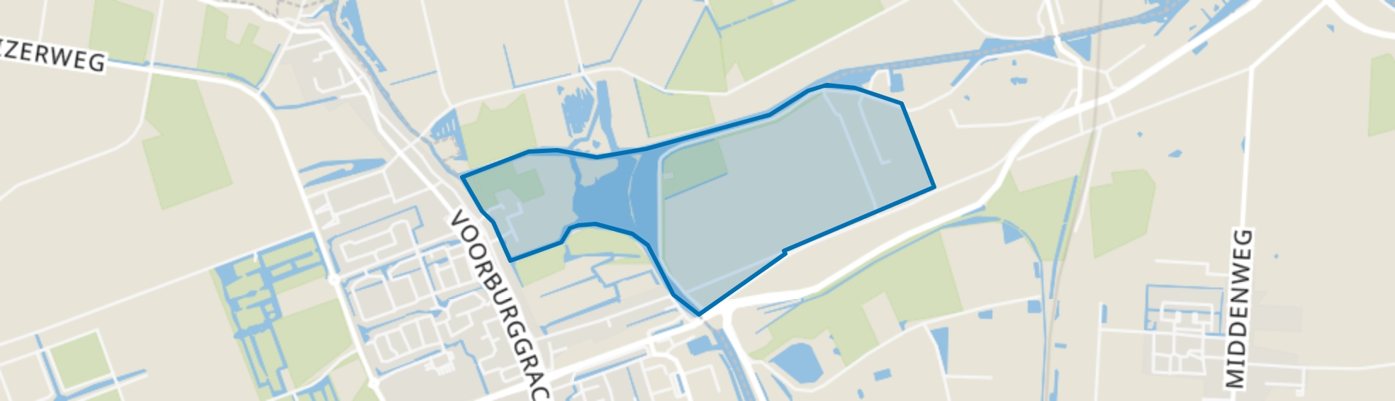 Laanweg en Waarddijk, Oudkarspel (Gem. Dijk en Waard) map