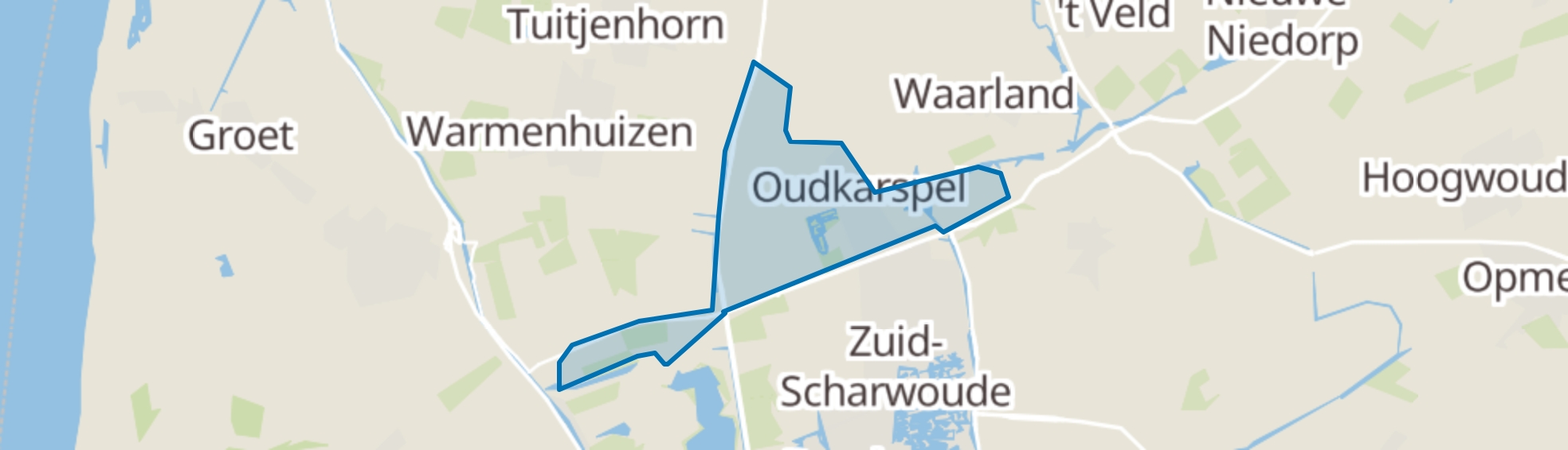 Oudkarspel (Gem. Langedijk) map