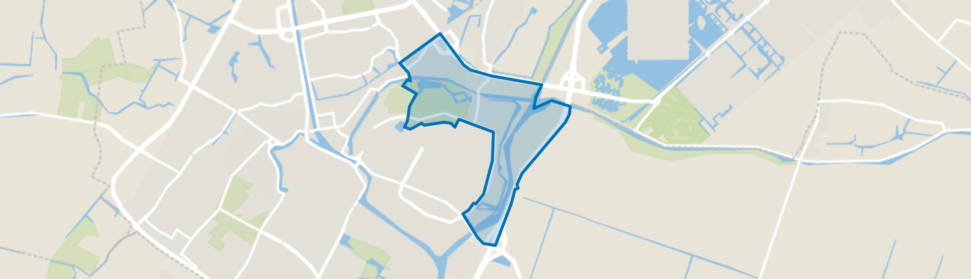 Oudorp-Noord en Oudorp-Oost, Oudorp map