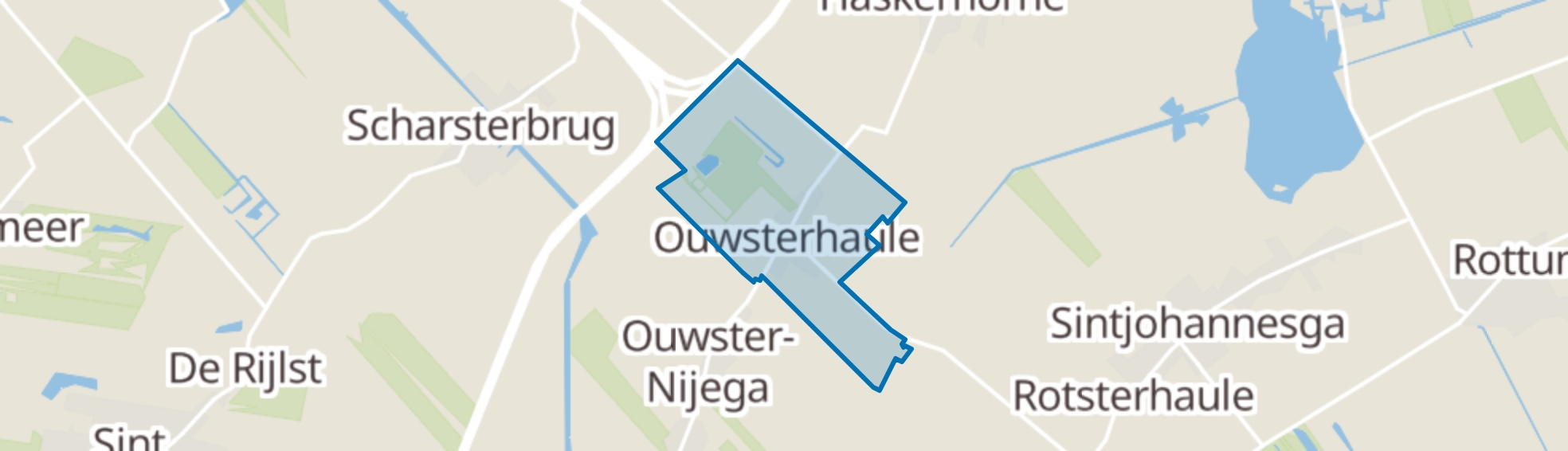 Ouwsterhaule map