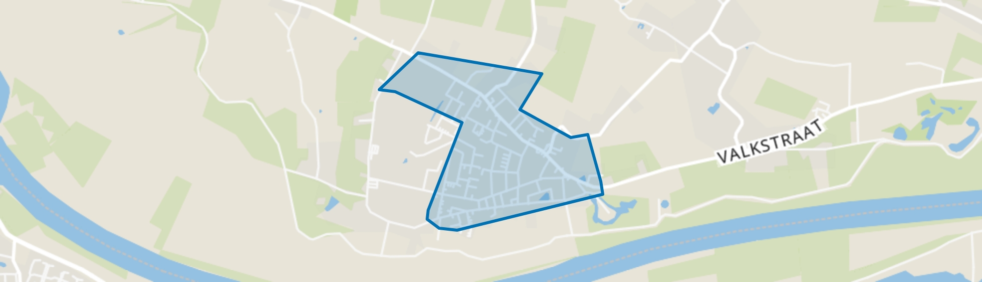 Overasselt, Overasselt map