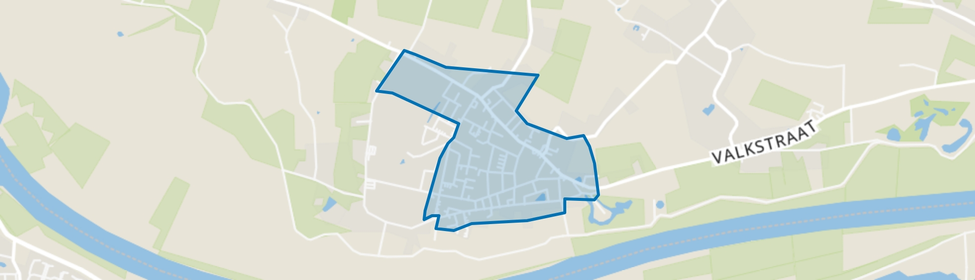 Overasselt, Overasselt map